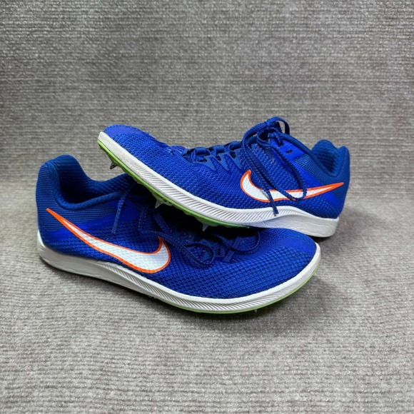Nike Other - Nike Zoom Rival Distance Shoes Mens 7 Blue Track Spikes Athletic Gear DC8725-401